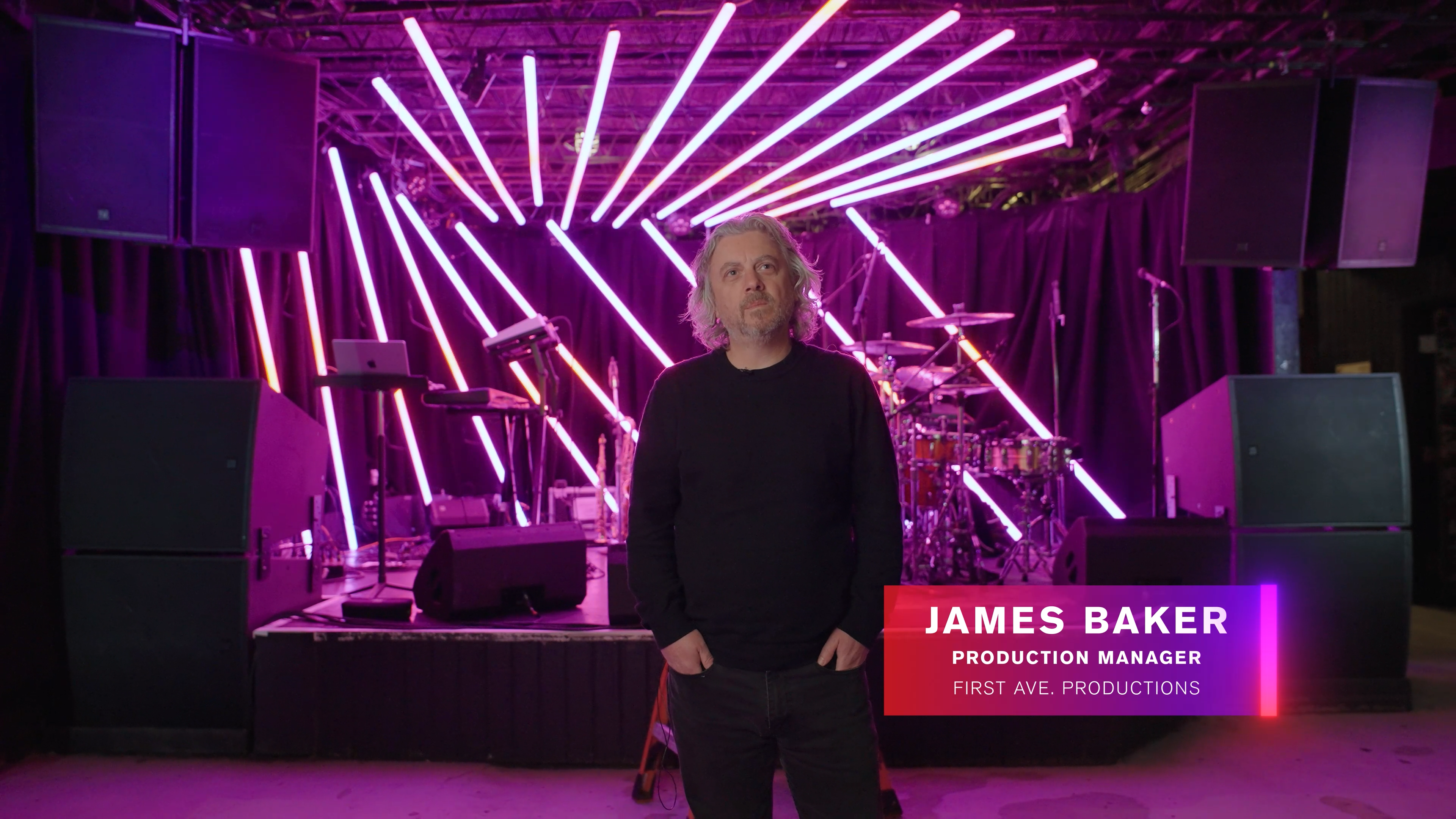 James Baker, Production Manager, First Ave. Productions